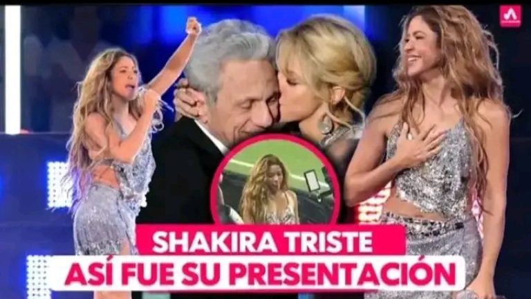 Así le tocó cantar: Shakira recibe triste noticia de su padre en su prentación.