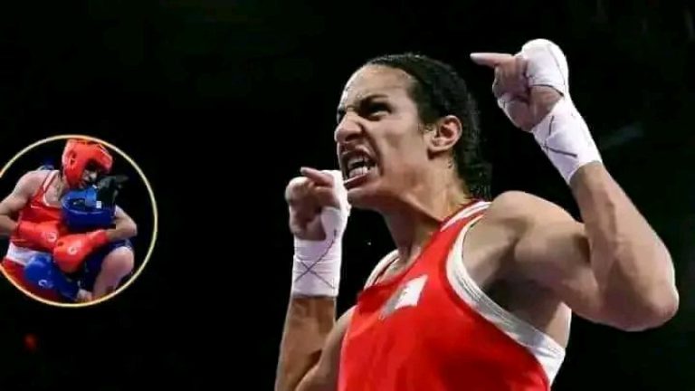 Boxeadora argelina Imane Khelif asegura q ella es mujer y que gano su pelea.