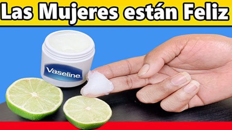 MEZCLA LA VASELINA Y EL LIMÓN PARA LA PIEL