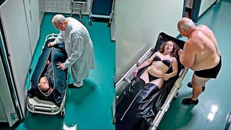Este medico forense corrupto fue captado en cámara.